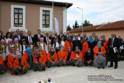 Ertuğrul Köyü Kültür Evi Açılış ve Dokuma Kursu Belge Tören